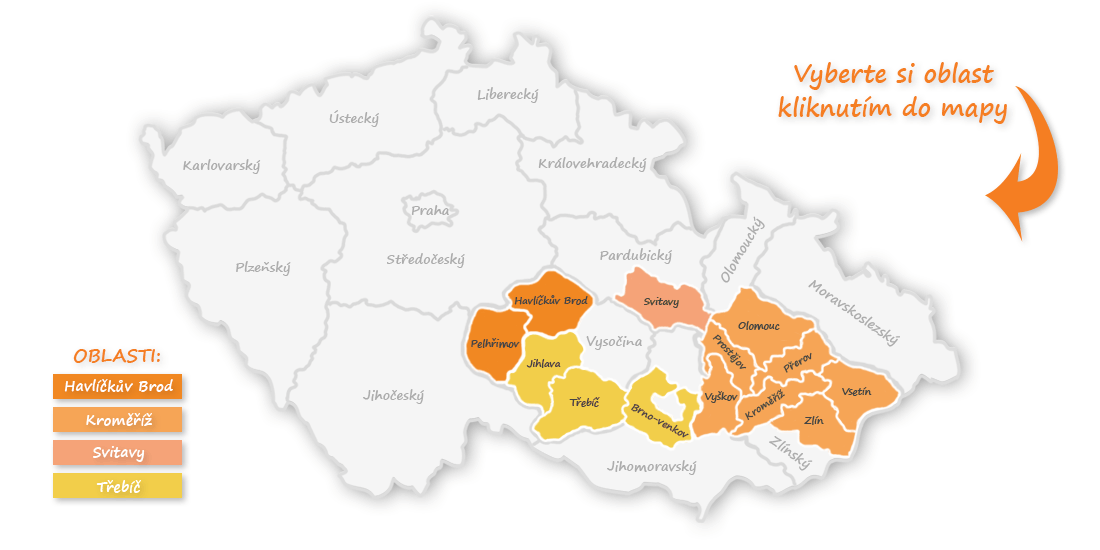 Mapa prodejen