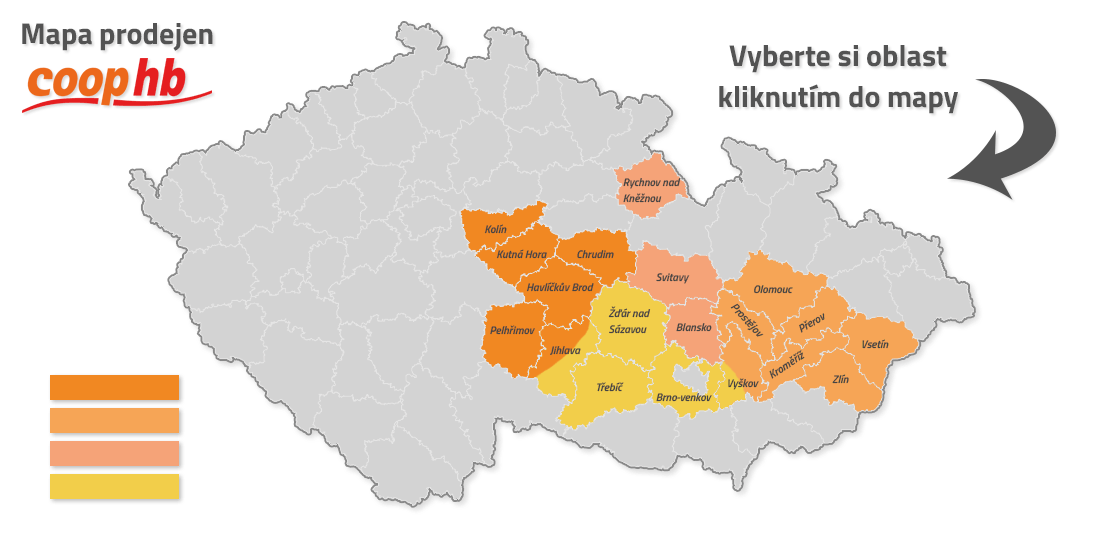 Mapa prodejen