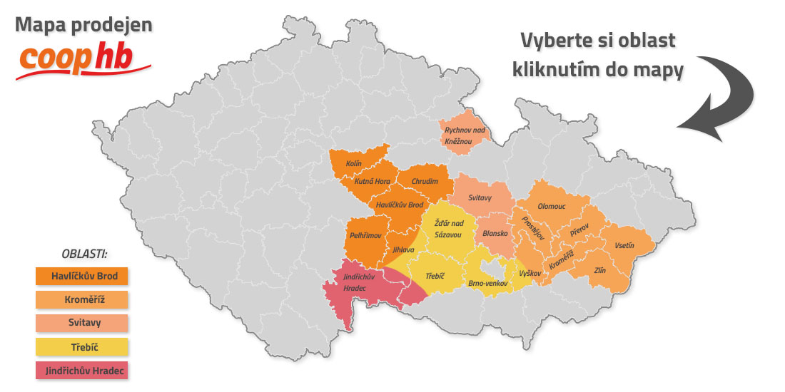 Mapa prodejen
